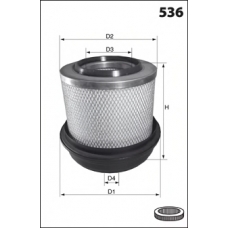 EL9017 MECAFILTER Воздушный фильтр