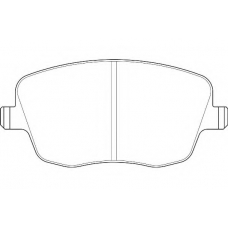 WBP23581A WAGNER LOCKHEED Комплект тормозных колодок, дисковый тормоз