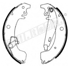17369 fri.tech. Комплект тормозных колодок