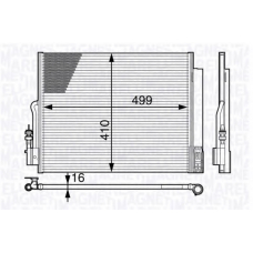 350203723000 MAGNETI MARELLI Конденсатор, кондиционер