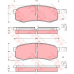 GDB3110 TRW Комплект тормозных колодок, дисковый тормоз