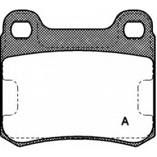 BPA0157.00 OPEN PARTS Комплект тормозных колодок, дисковый тормоз