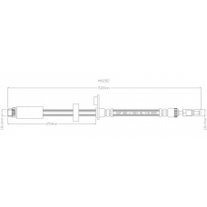 6028 REMKAFLEX Тормозной шланг