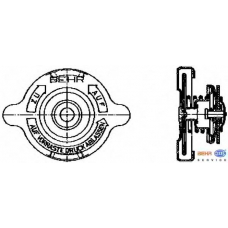 8MY 376 742-111 HELLA Крышка, резервуар охлаждающей жидкости