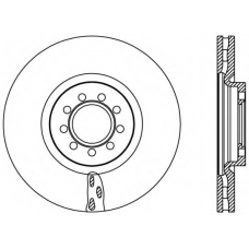 BDA2389.20 OPEN PARTS Тормозной диск