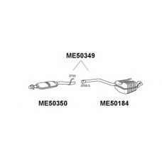 ME50350 VENEPORTE Предглушитель выхлопных газов