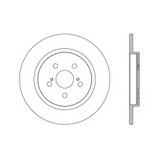 BDR2641.10 OPEN PARTS Тормозной диск