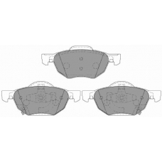 FD7135A NECTO Комплект тормозных колодок, дисковый тормоз