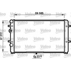 732493 VALEO Радиатор, охлаждение двигателя