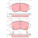 GDB3333 TRW Комплект тормозных колодок, дисковый тормоз