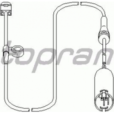 501 225 TOPRAN Датчик, износ тормозных колодок
