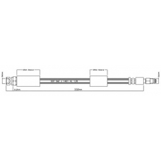 VBJ240 MOTAQUIP Тормозной шланг