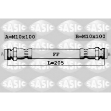 SBH0161 SASIC Тормозной шланг