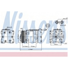 89056 NISSENS Компрессор, кондиционер