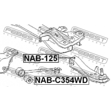 NAB-C354WD FEBEST Подвеска, рычаг независимой подвески колеса