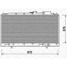 350213702000 MAGNETI MARELLI Радиатор, охлаждение двигателя