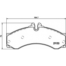 8DB 355 005-391 HELLA Комплект тормозных колодок, дисковый тормоз