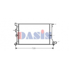 060330N AKS DASIS Радиатор, охлаждение двигателя
