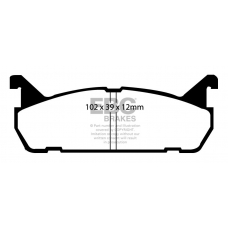 DP828 EBC Brakes Колодки тормозные