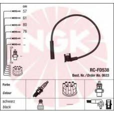 0633 NGK Комплект проводов зажигания