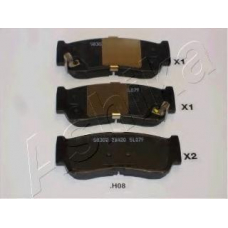 51-0H-H08 Ashika Комплект тормозных колодок, дисковый тормоз