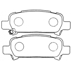 PN-7415 JNBK Колодки тормозные