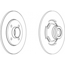 DDF1515-1 FERODO Тормозной диск