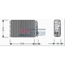 8713401 KUHLER SCHNEIDER Испаритель, кондиционер