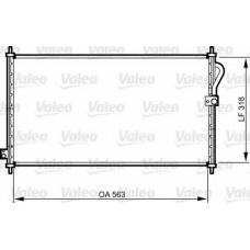 814302 VALEO Конденсатор, кондиционер