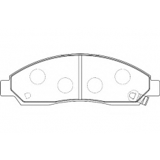 WBP24370A WAGNER LOCKHEED Комплект тормозных колодок, дисковый тормоз