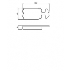 0 986 462 072 BOSCH Комплект тормозных колодок, дисковый тормоз