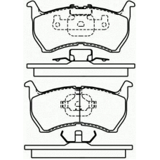 T0322 PAGID Комплект тормозных колодок, дисковый тормоз