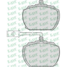 05P212 LPR Комплект тормозных колодок, дисковый тормоз