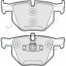 PAD1611 APEC Комплект тормозных колодок, дисковый тормоз