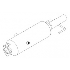 390172 KLARIUS Сажевый / частичный фильтр, система выхлопа ОГ
