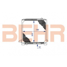 2204130 BEHR Radiator