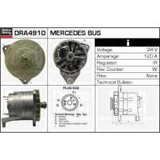 DRA4910 DELCO REMY Генератор