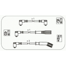 FAS33 JANMOR Комплект проводов зажигания
