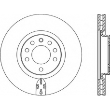 BDR2308.20 OPEN PARTS Тормозной диск