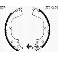 8100 13557 TRIDON Brake shoes