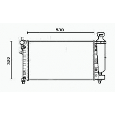 RM0415 EQUAL QUALITY Радиатор, охлаждение двигателя