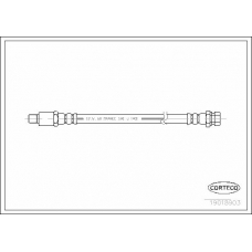 19018903 CORTECO Тормозной шланг