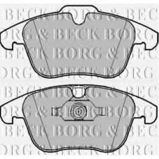 BBP1981 BORG & BECK Комплект тормозных колодок, дисковый тормоз