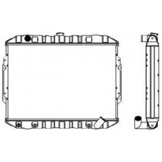 1321-0309 SAKURA  Automotive Радиатор, охлаждение двигателя