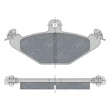 SP 298 SCT Комплект тормозных колодок, дисковый тормоз