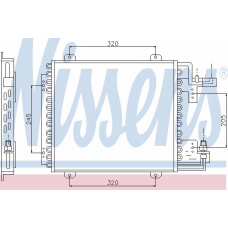 94243 NISSENS Конденсатор, кондиционер