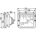 1AB 001 100-001 HELLA Основная фара; Основная фара