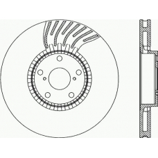 BDR2284.20 OPEN PARTS Тормозной диск