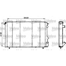 730184 VALEO Радиатор, охлаждение двигателя