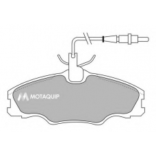LVXL887 MOTAQUIP Комплект тормозных колодок, дисковый тормоз